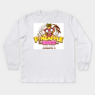 The Pineapple Shack Island Creamery Kids Long Sleeve T-Shirt